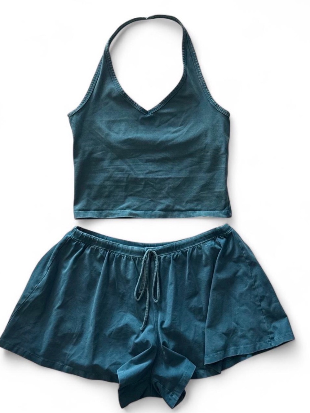 Aerie Halter Tank Top and Shorts Set